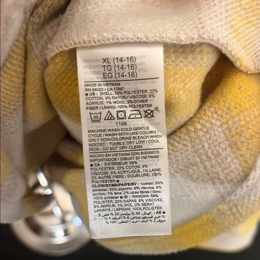Old Navy bright plaid