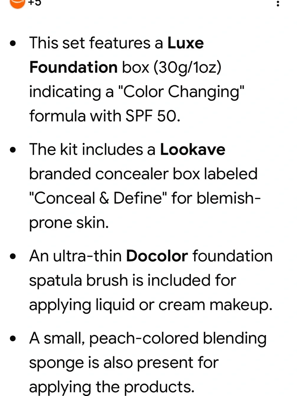 Luxe color changing