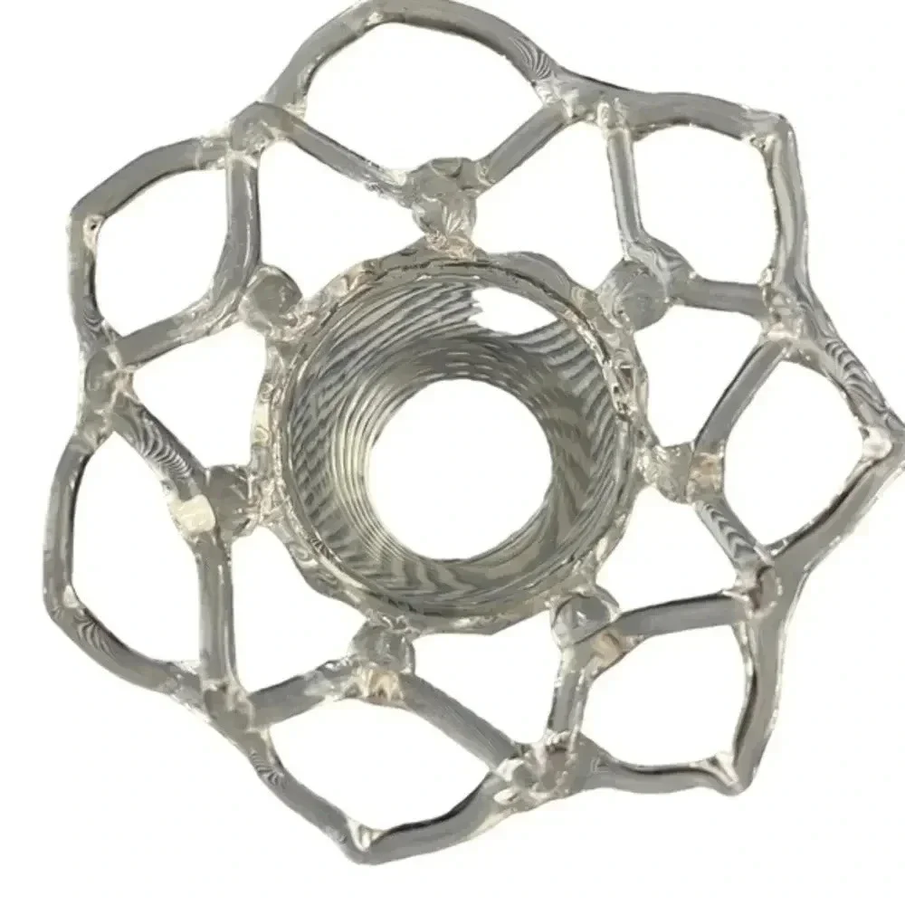 Vintage Hand‎ Blown Glass Vase Candleholder