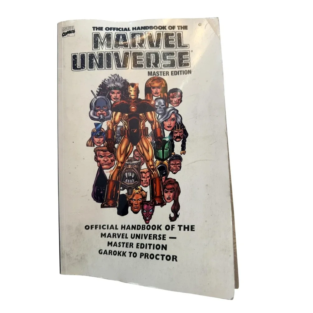 Marvel Official Handbook Marvel Universe Master Edition Vol‎ 2 TPB Hulk Iron Man