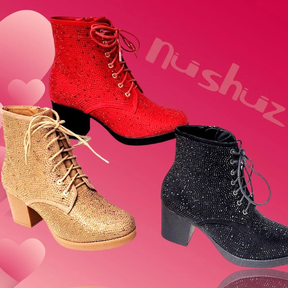 Italina heeled height bling