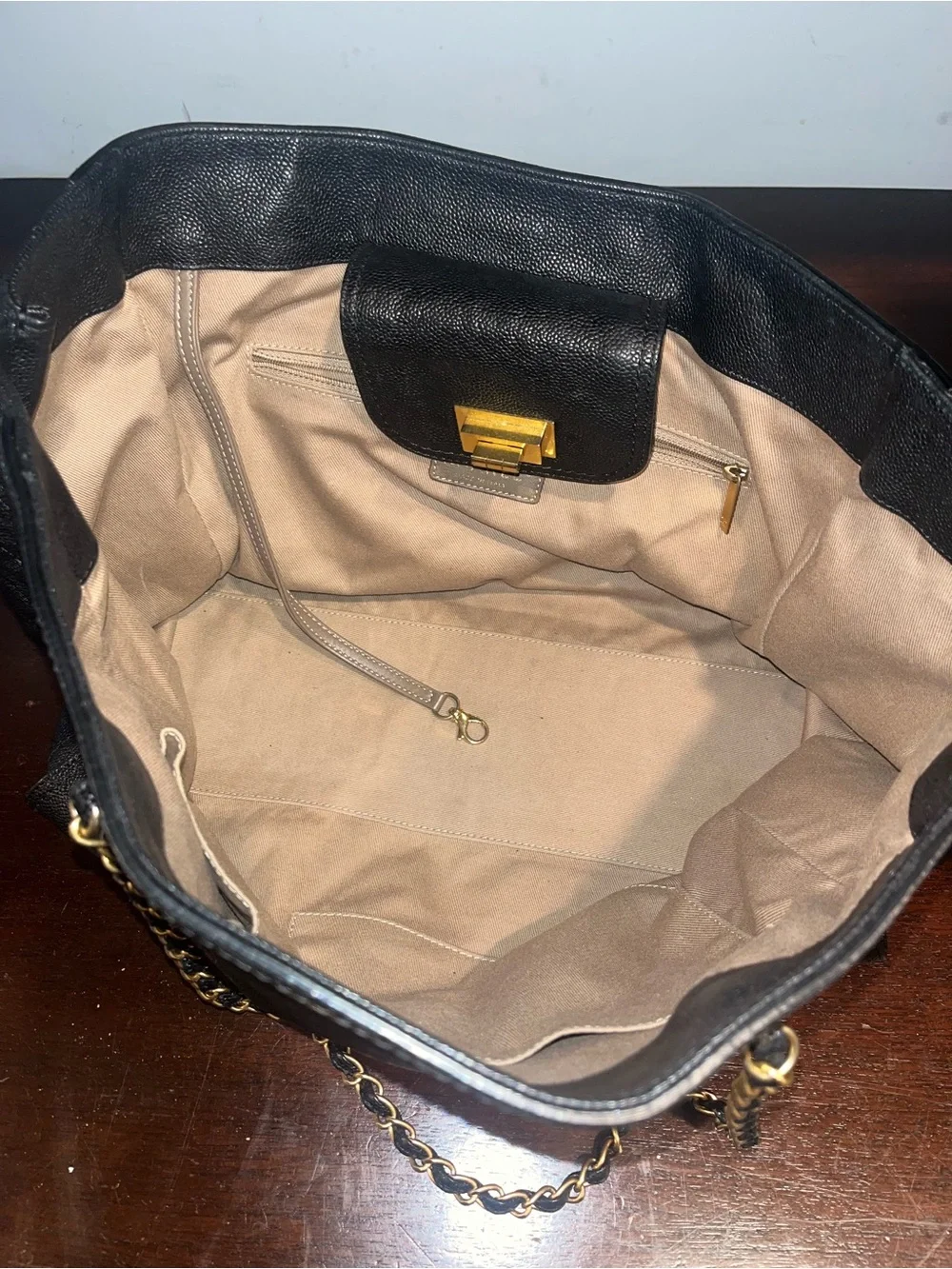 2012 Chanel Caviar Large Edy Reissue Tote
