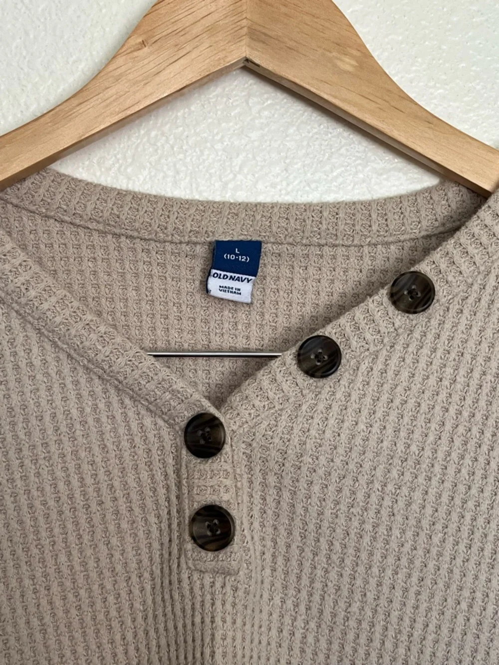 Old Navy waffle knit