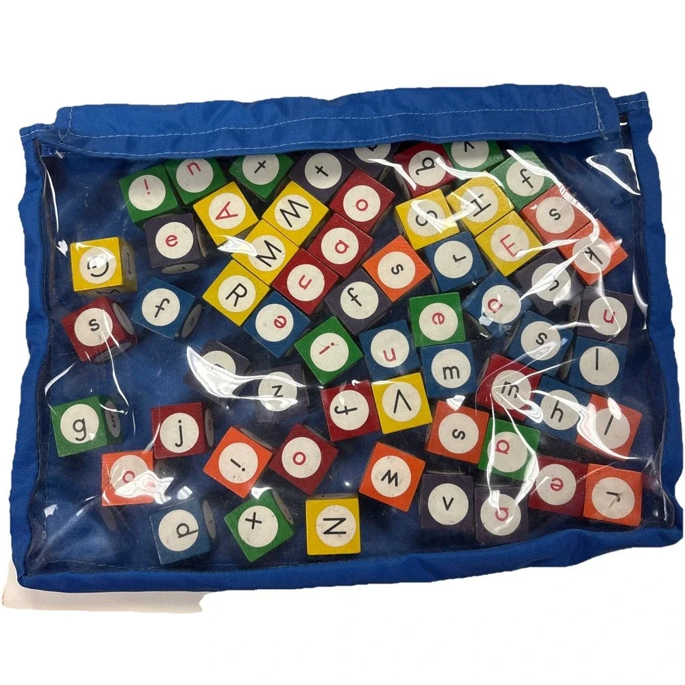 Alphabet Cube Game Education Teaching Phonics