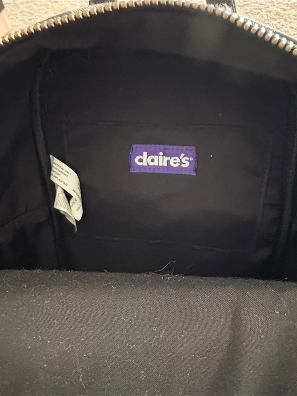 Claires stylish black