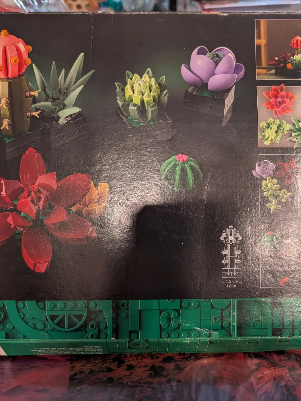 Lego decorative succulent