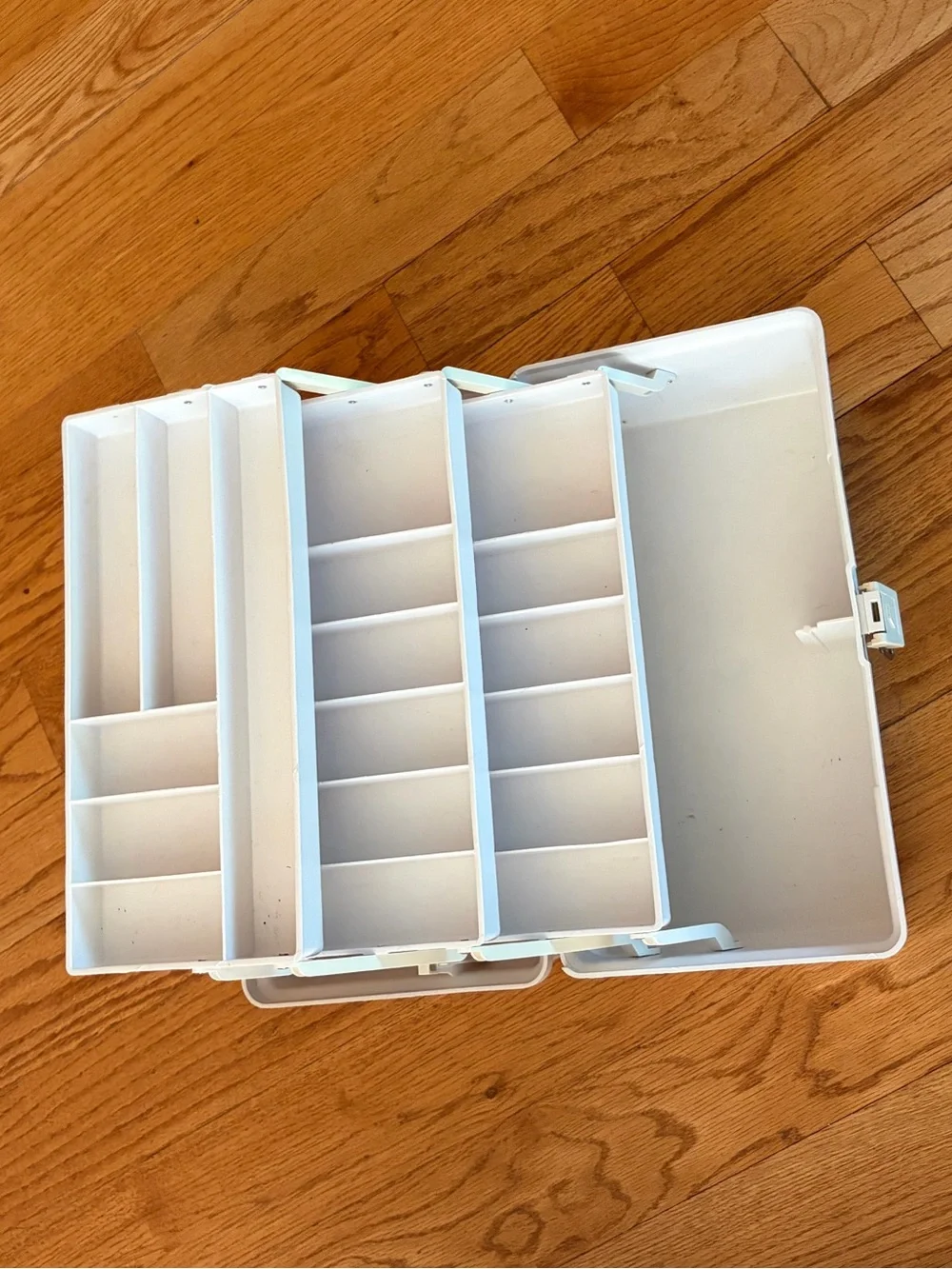 Caboodles white print interior
