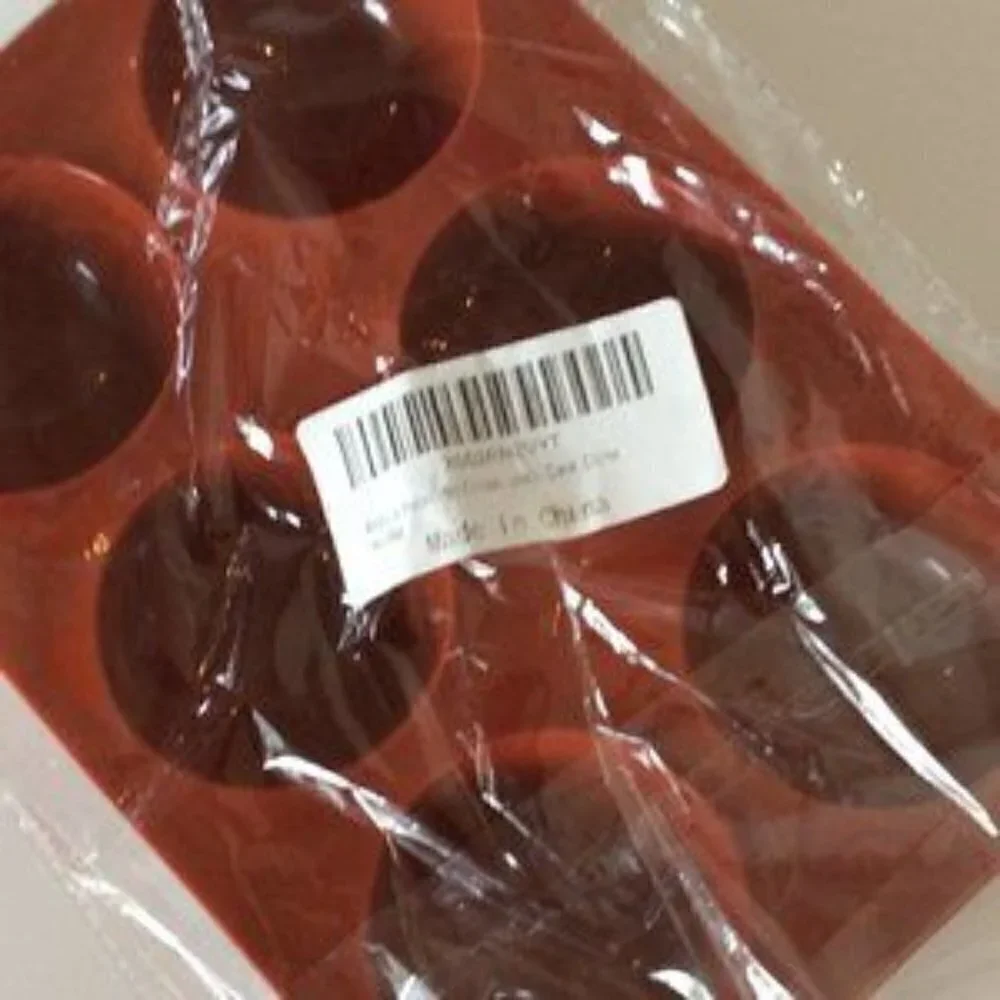 BAKING MOLDS SILICONE SEMI SPHERE  SET OF 4