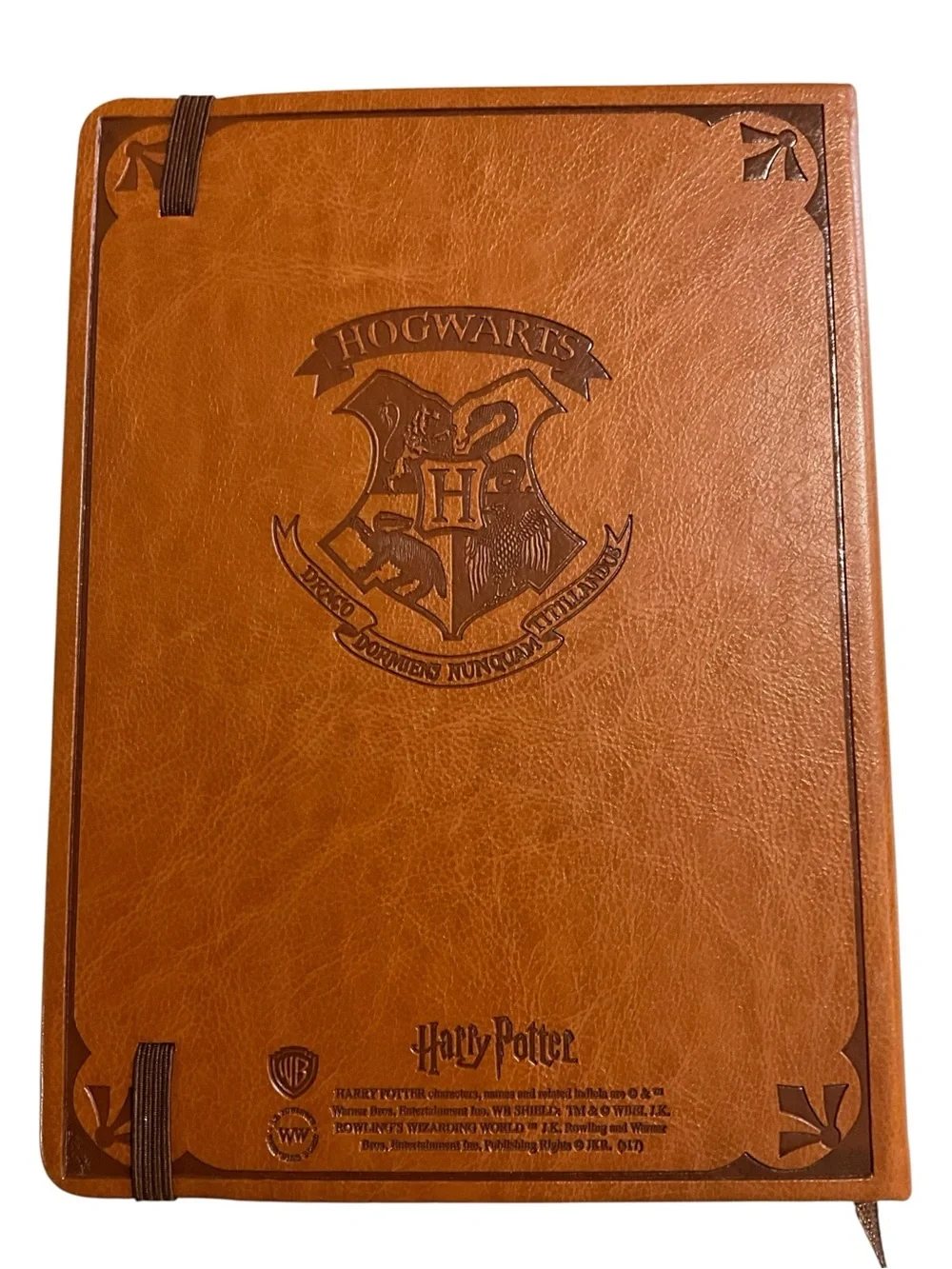 Harry Potter Faux Leather Journal Diary Booklet Hogwarts