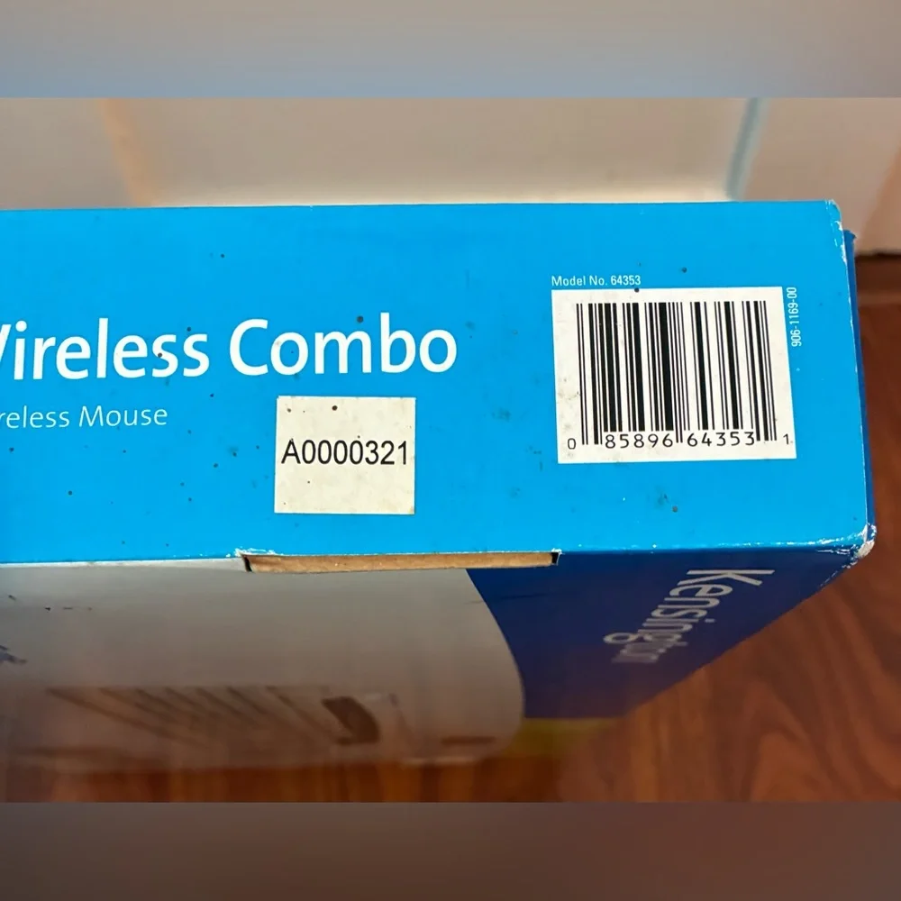 Kensington Comfort Type Wireless Combo 64353 Keyboard & Mouse NIB Sealed