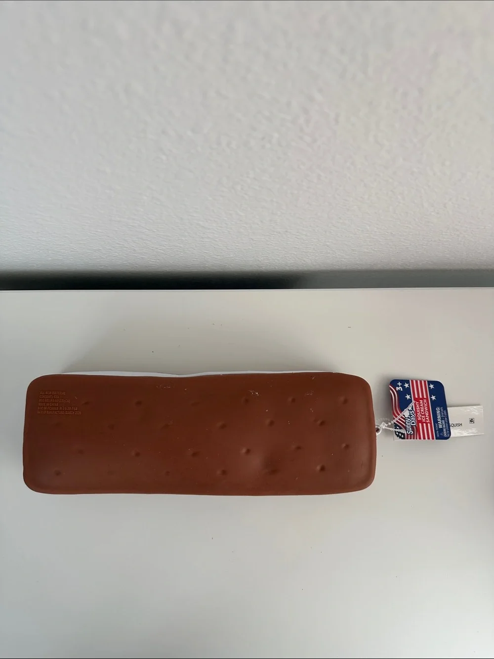 Giant Squishy ICE CREAM SANDWICH Sunny Days Fidget- Kids Sensory Squeeze Toy