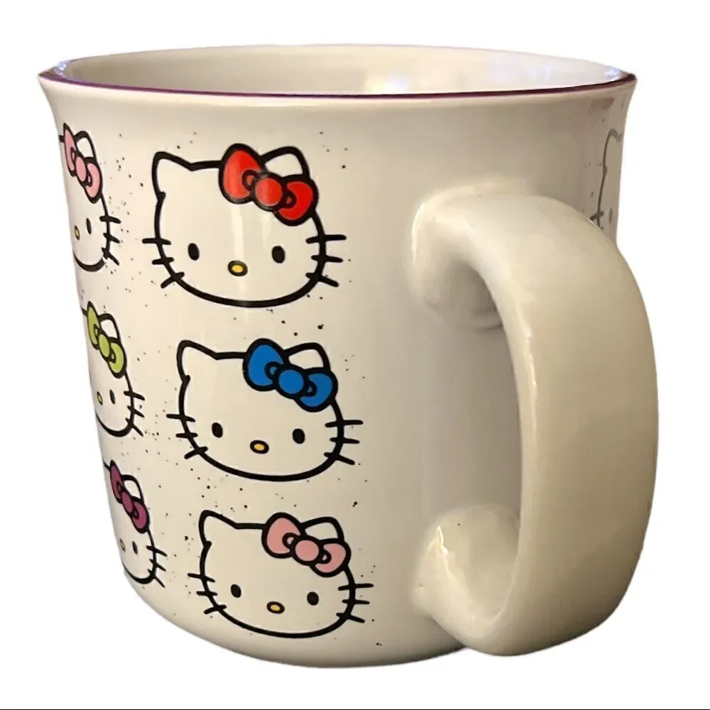 Sanrio Hello Kitty All-Over Print 20oz Ceramic Camper Mug
