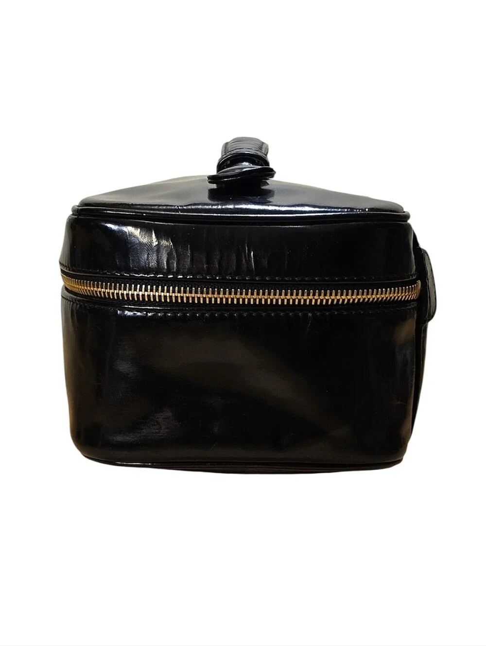 CHANEL PATENT LEATHER VANITY CASE
