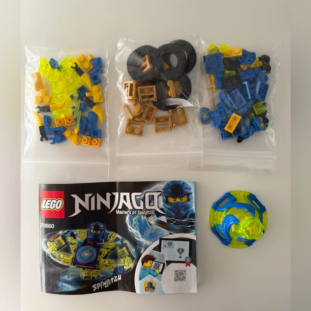 LEGO NINJAGO Spinjitzu Jay #70660 (Retired Set)
