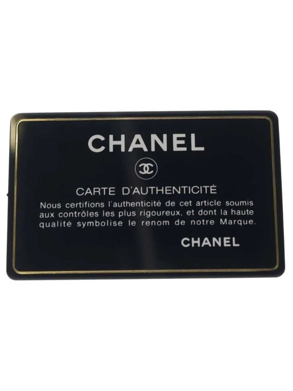 Chanel Mini Quilted Chain Shoulder Back Gold Goatskin Navy