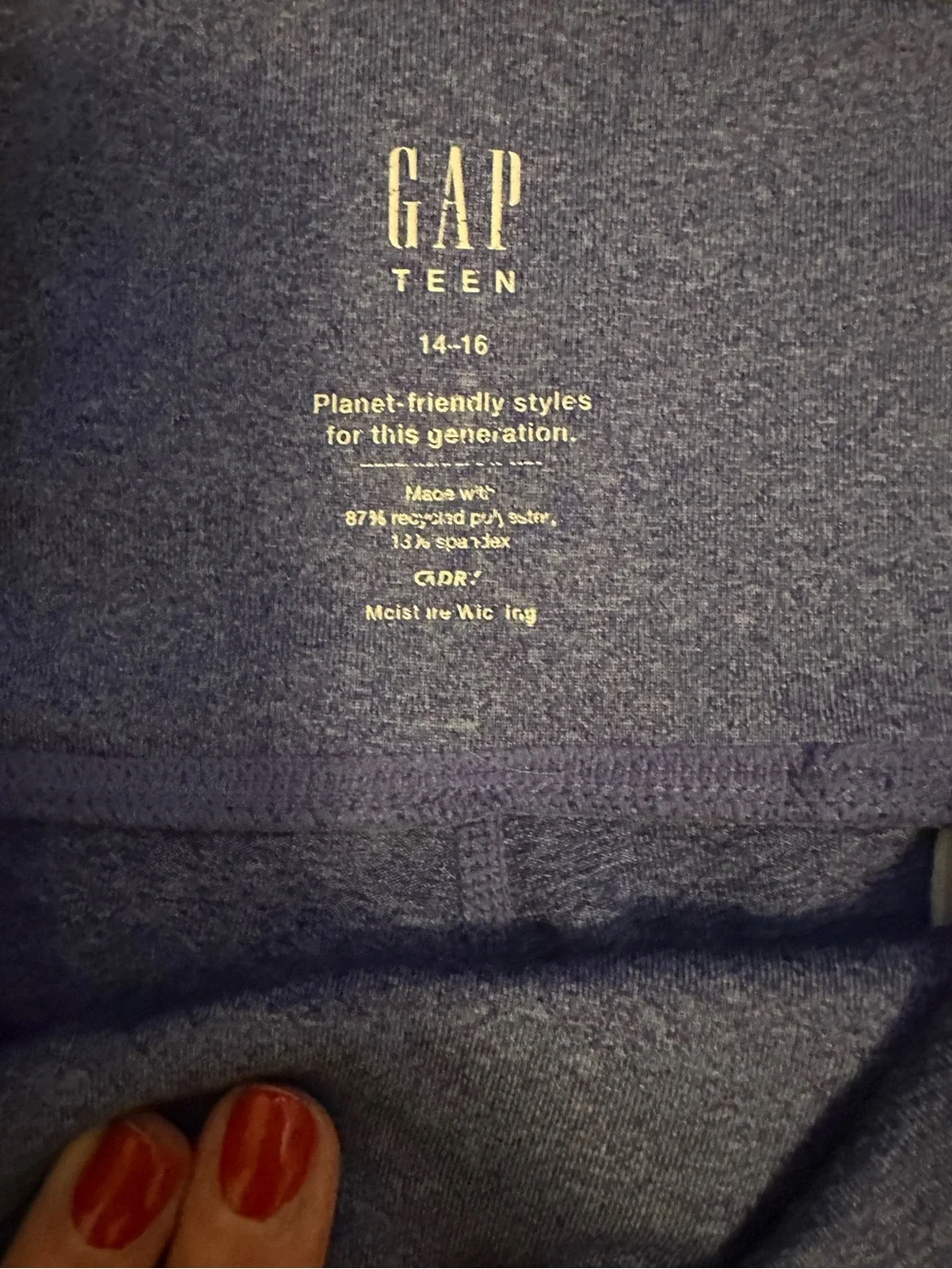 GAP teen athletic