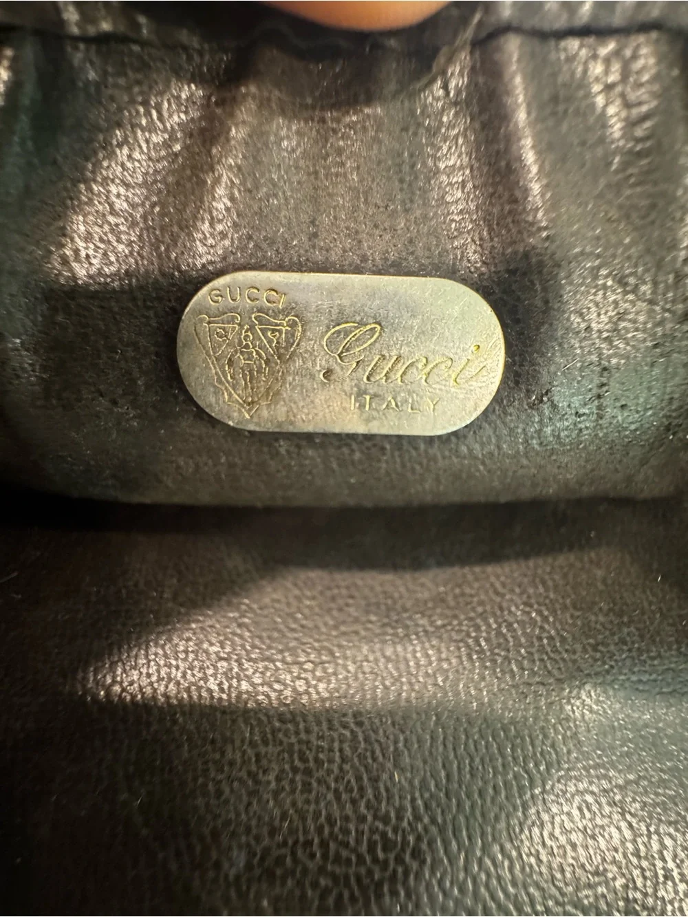 Gucci Vintage Beige Micro GG Cosmetic Pouch