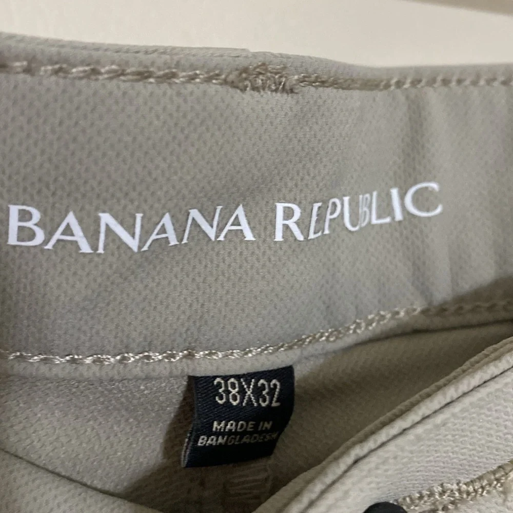 Banana Republic Men's Classic Gray Pants Performance outdoor hiking casual 38x32