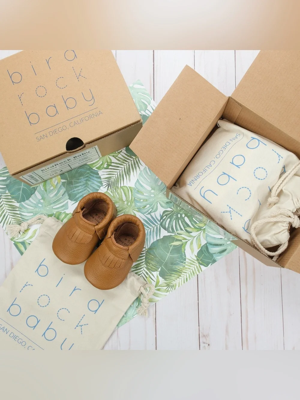 BirdRock Baby Leather Moccasins