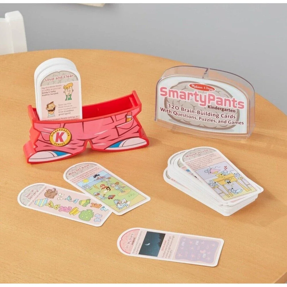 Melissa & Doug Smarty Pants Kindergarten 120 Brain-Building Cards Education Game