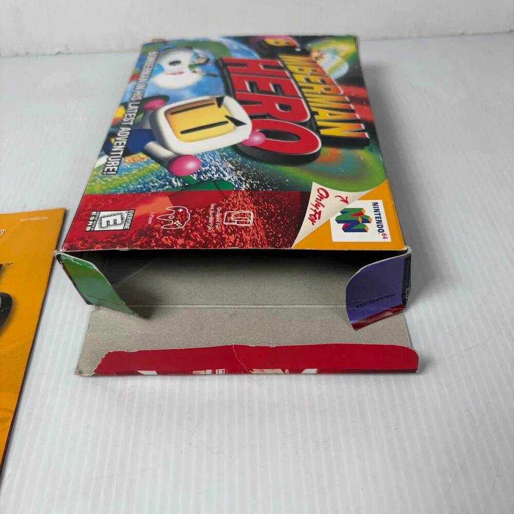 Bomberman Hero Nintendo 64 Video Game Action Adventure Complete in Box CIB