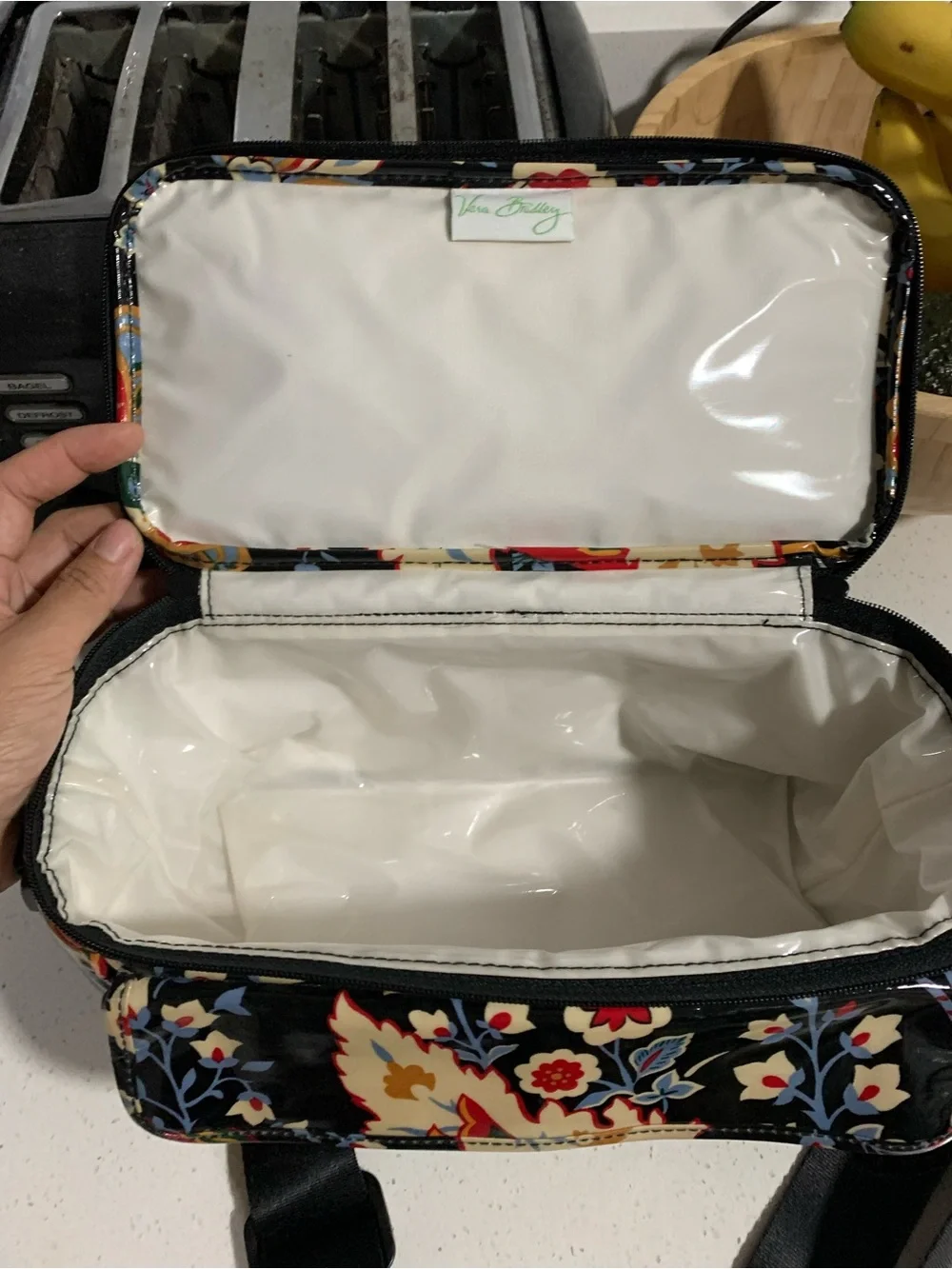 Vera Bradley insulated 5”x5”x10