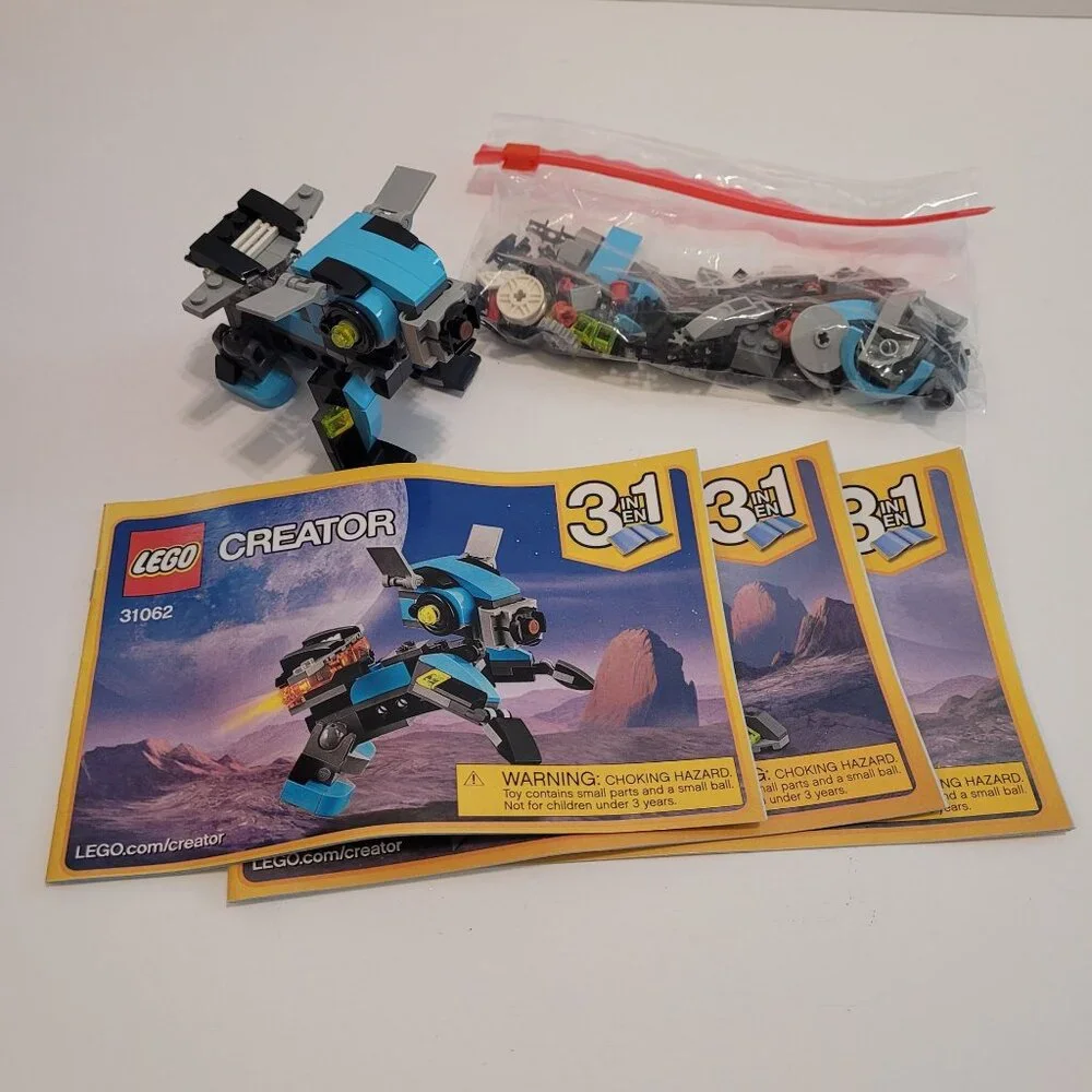 LEGO Creator 3-In-1 Mythical‎ Creatures Set 31062 Robot Dog Bird