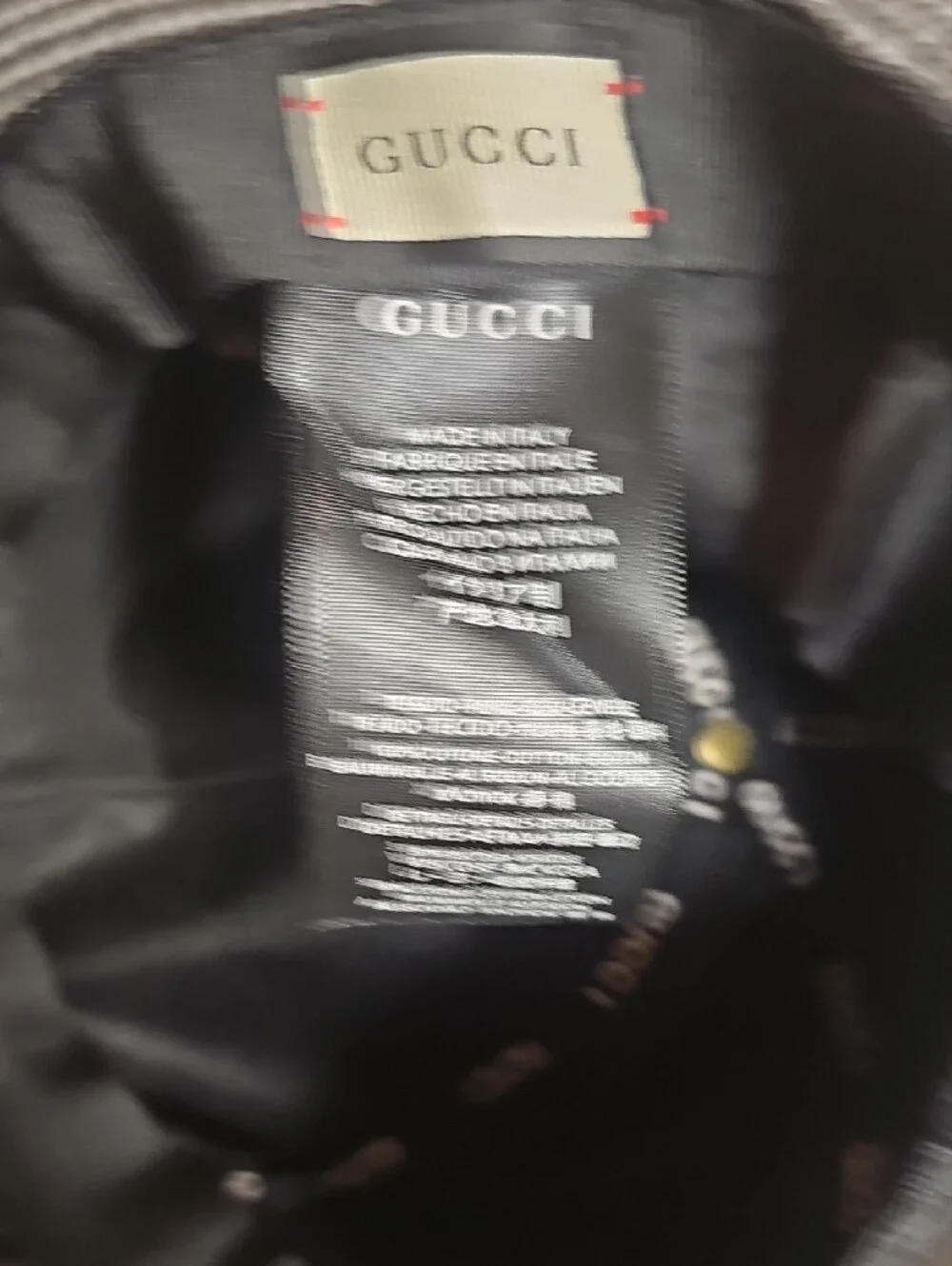 Gucci Black Tonal GG Monogram Baseball Cap