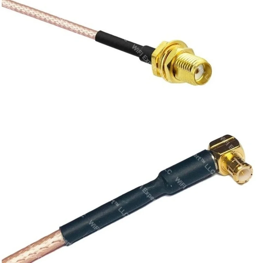 RG316 SMA FEMALE to MCX‎ MALE ANGLE RF Cable Rapid-SHIP LOT