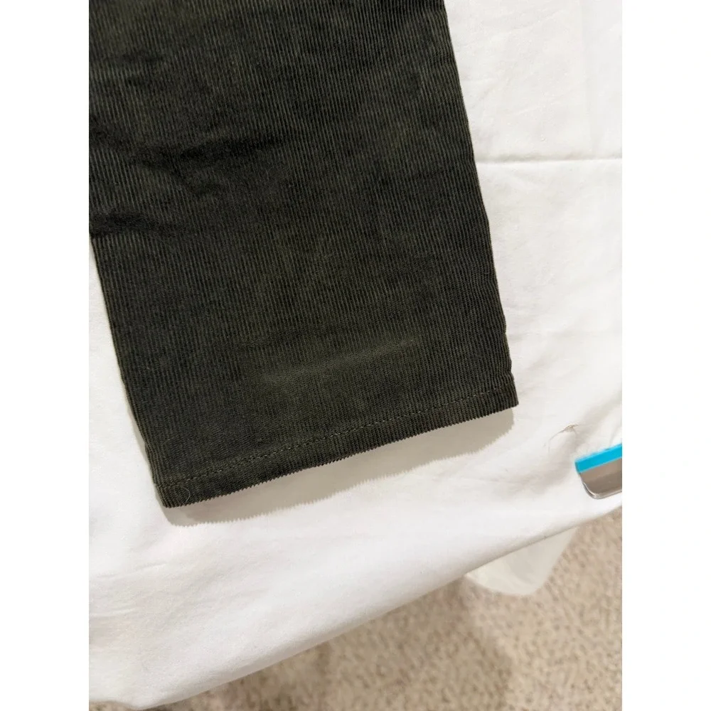 J.Crew Flex Slim‎ Corduroy Pants Olive Green 29x32