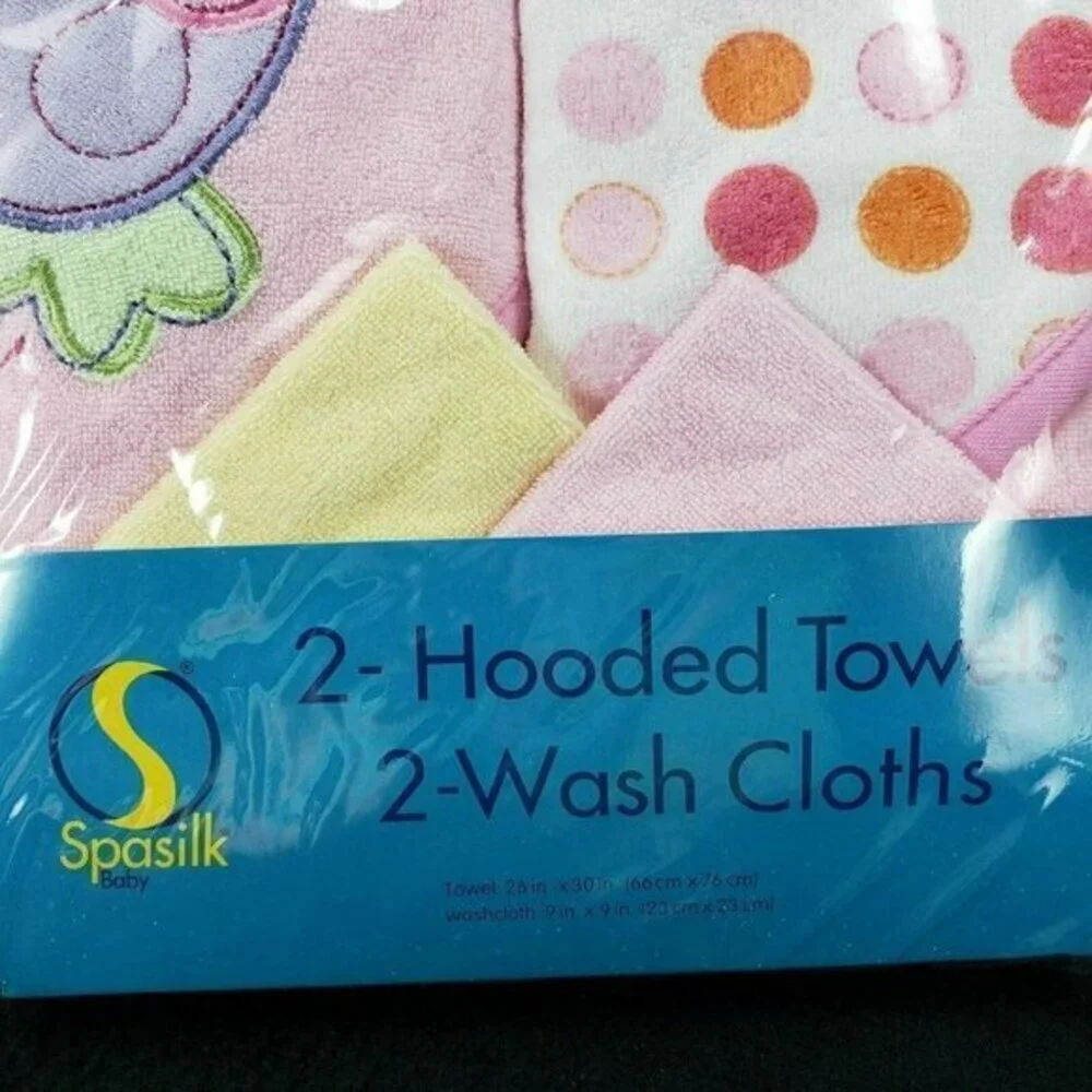 Spasilk pink hooded