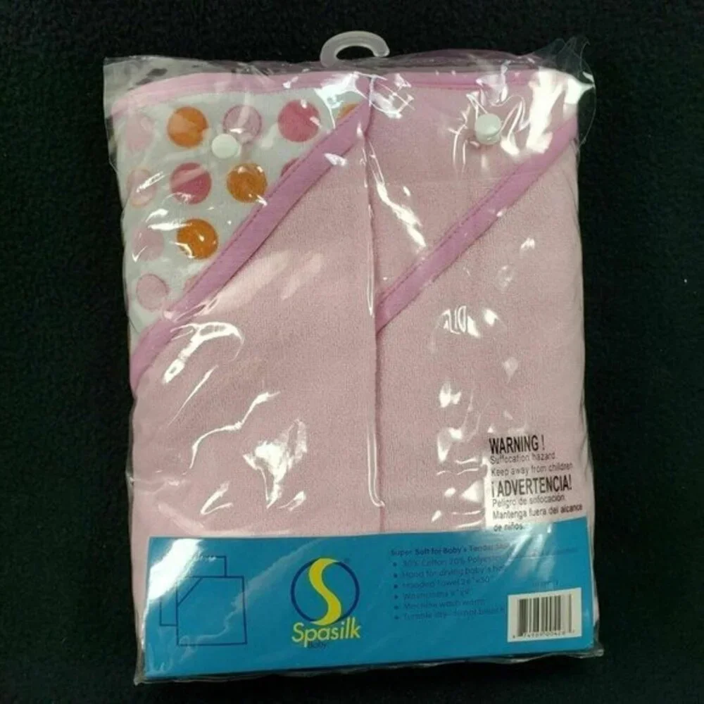 Spasilk pink hooded