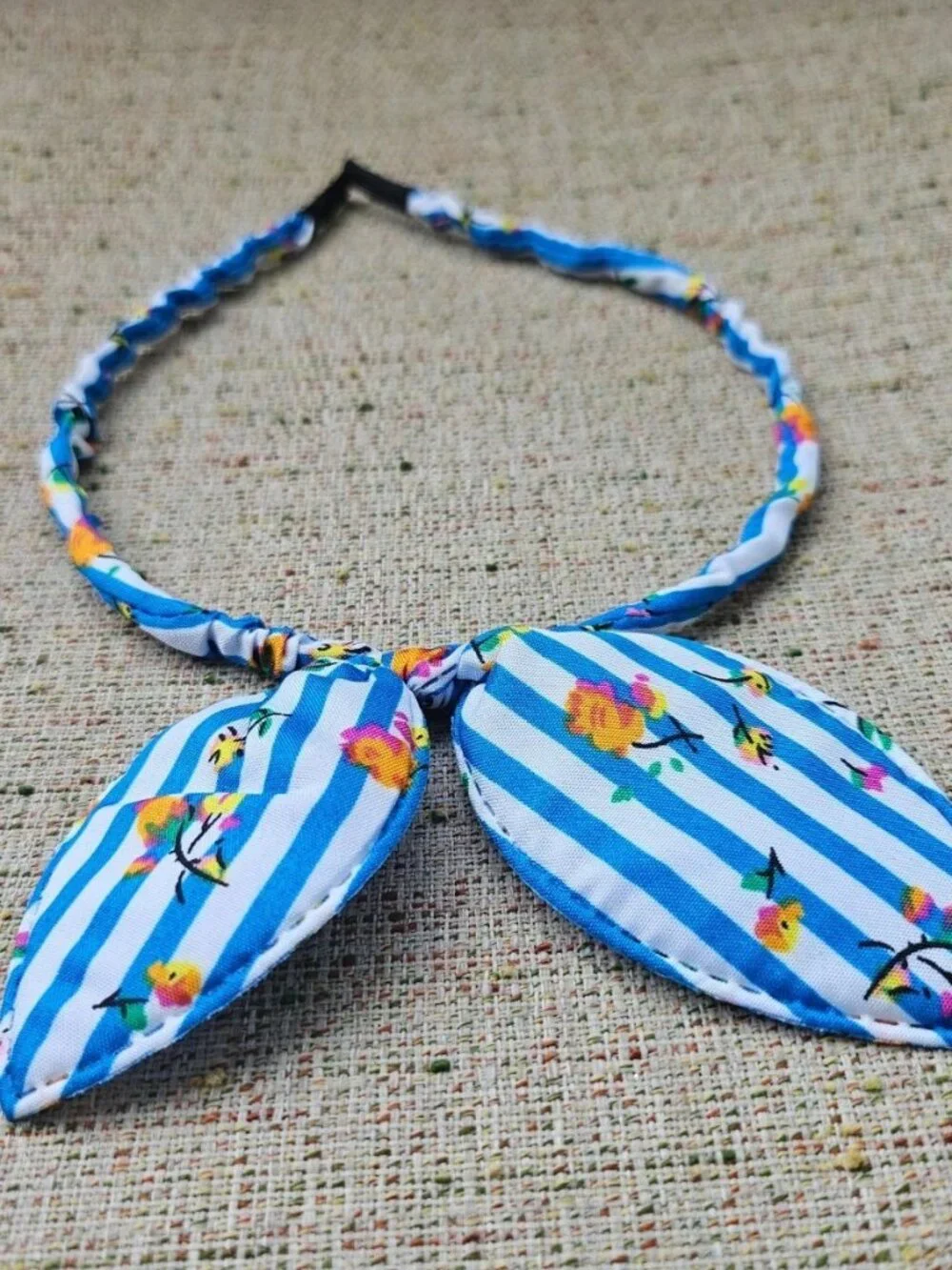Rabbit Ear Headbands Floral Pattern Cute Cool Girl Bunny Head Band New Unbranded