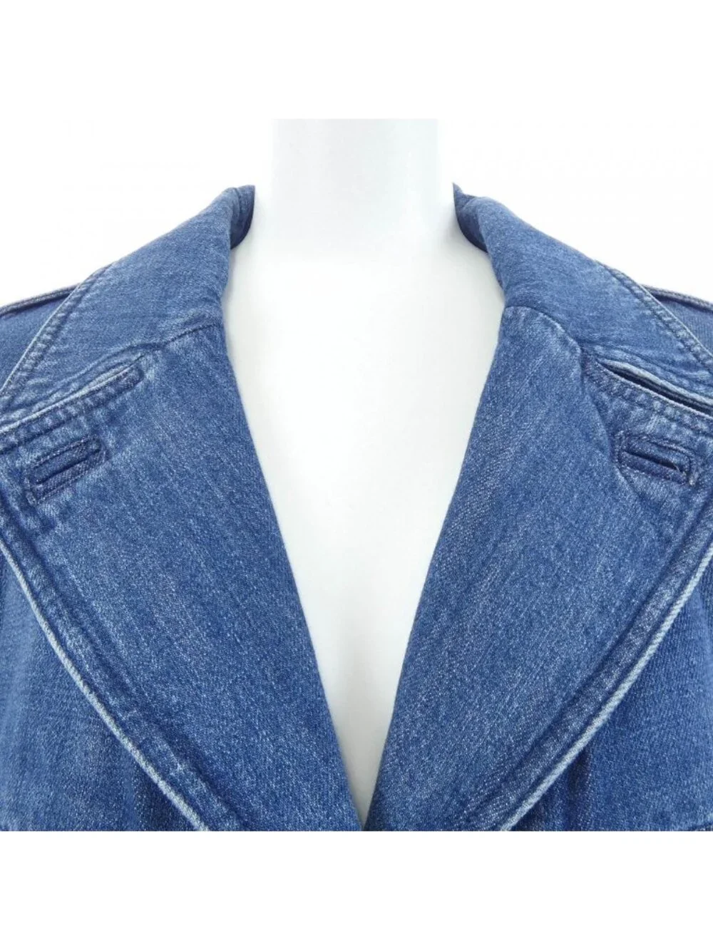 Chanel Coat Blue