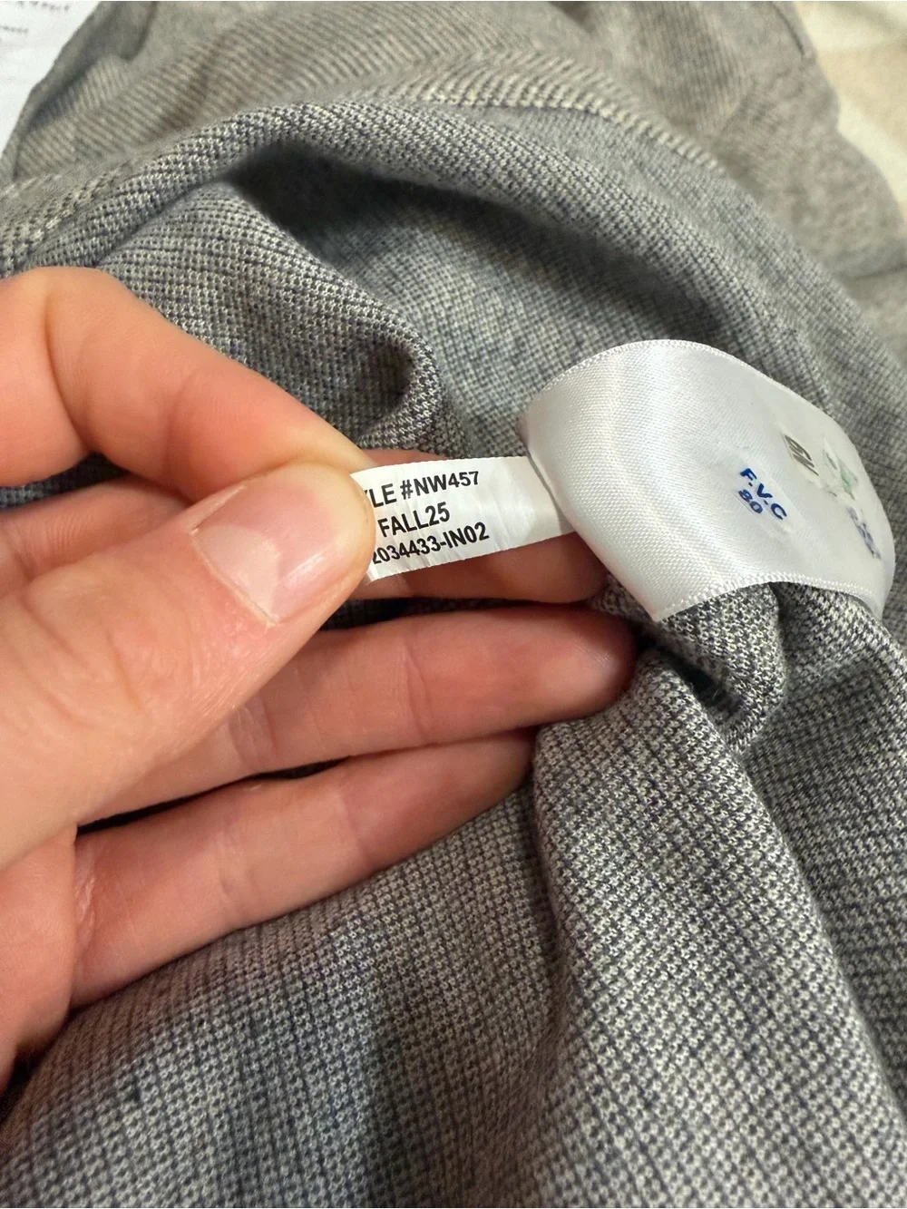J. Crew missing size