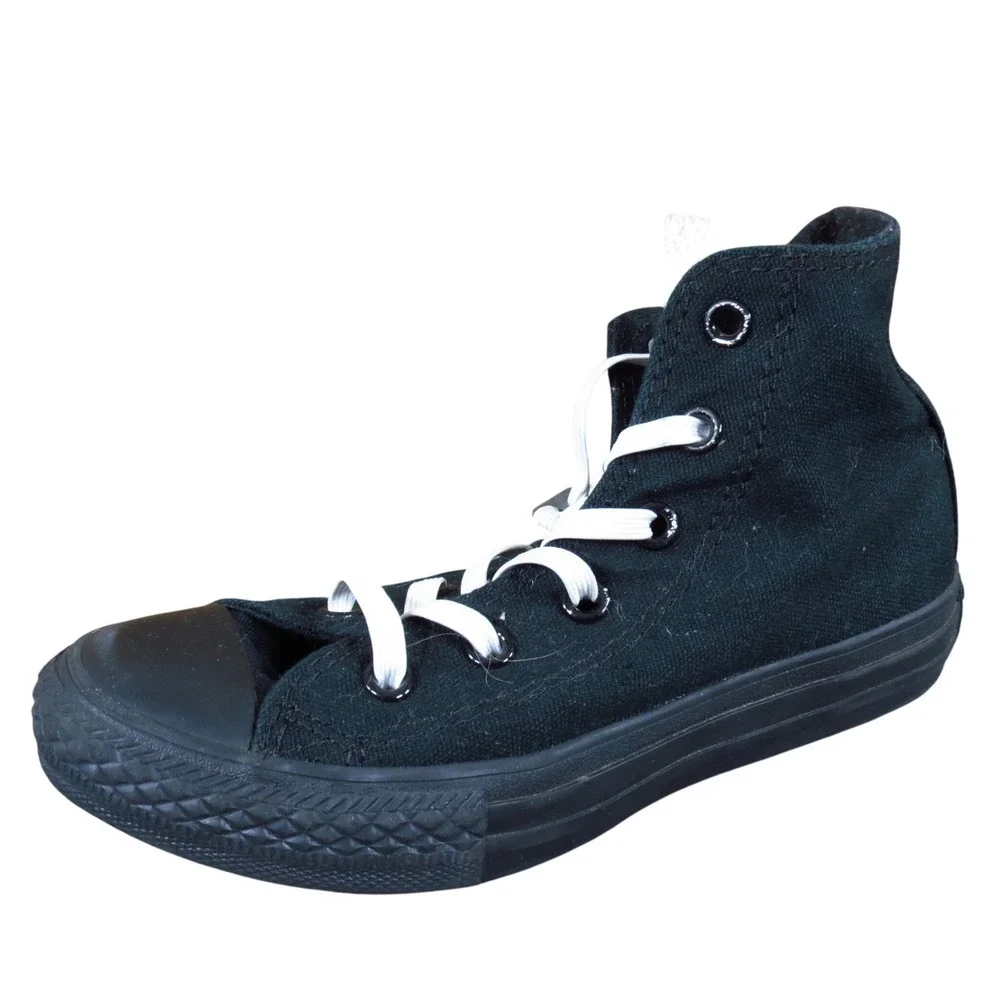 Converse Hi-Top Toddler‎ Boys Casual Sneakers Size 12C Black Canvas Shoes