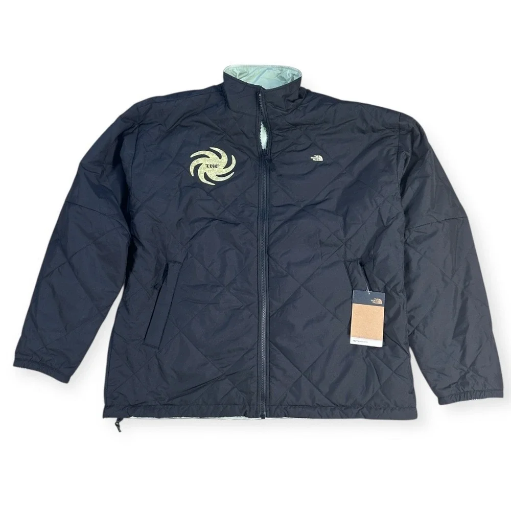 The North Face M Afterburner Jacket TNF Black Misty Reversible Heatseeker Eco XL