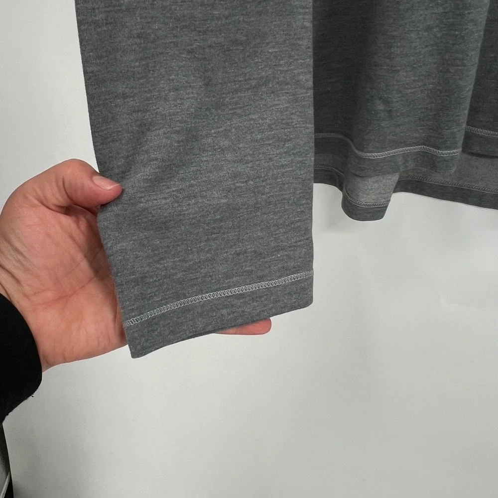 The‎ North Face XXL Long Sleeve Shirt Mens Grey FlashDry Heathered Activewear