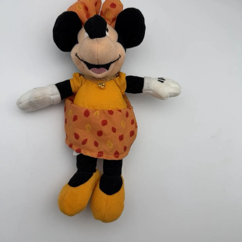 Disney Store Birthstone Necklace Minnie Plush 10