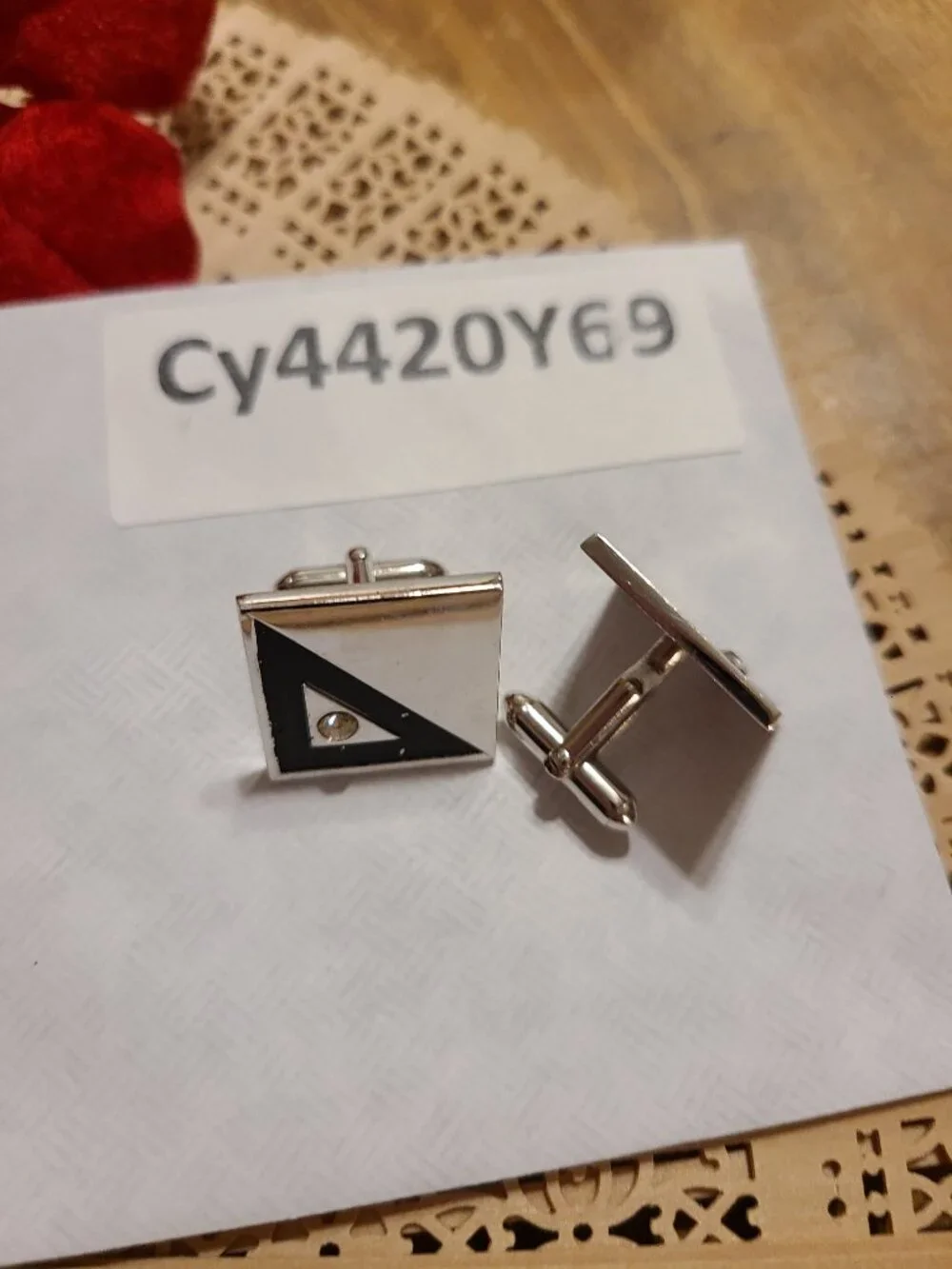Antique cuff links