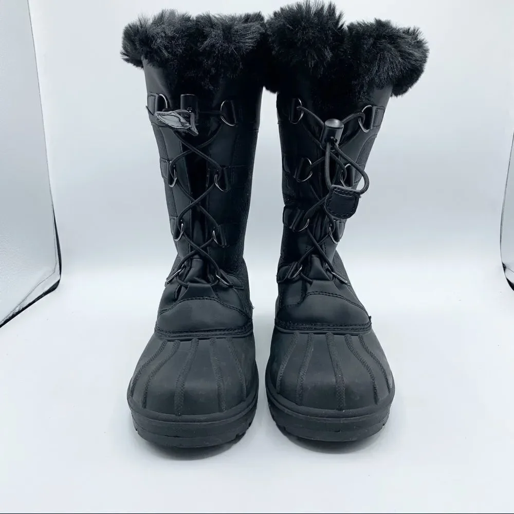 Cat & Jack‎ Thermolite Black Sparkle Winter Boots