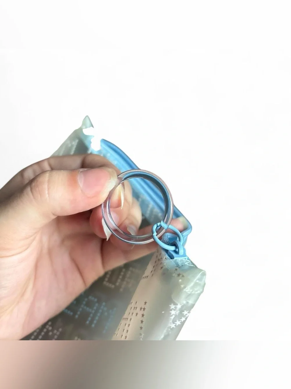 IPSY “Dream” Clear Blue Star Glam Bag – January 2021 Makeup Pouch (Bag Only)