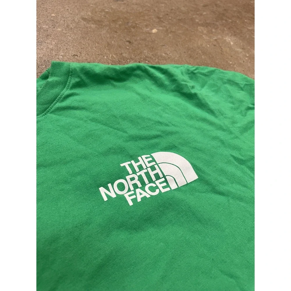 The North Face Long Sleeve Shirt Mens Medium Green‎ Yosemite Half Dome Graphic