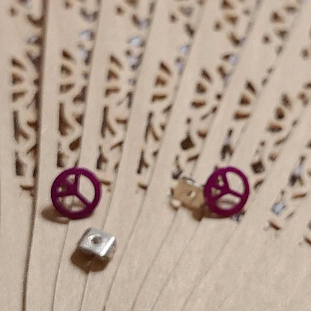 Girls Earrings Peace
