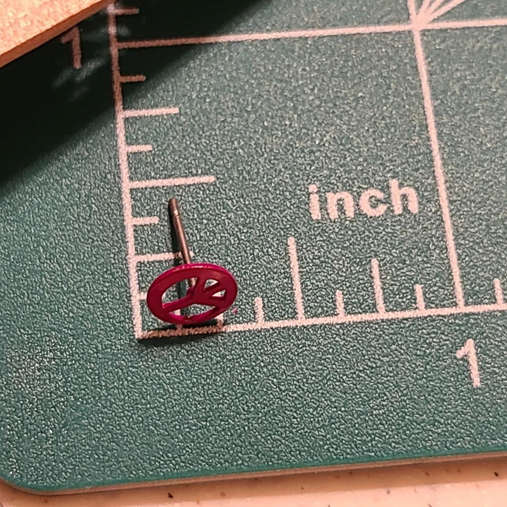 Girls Earrings Peace
