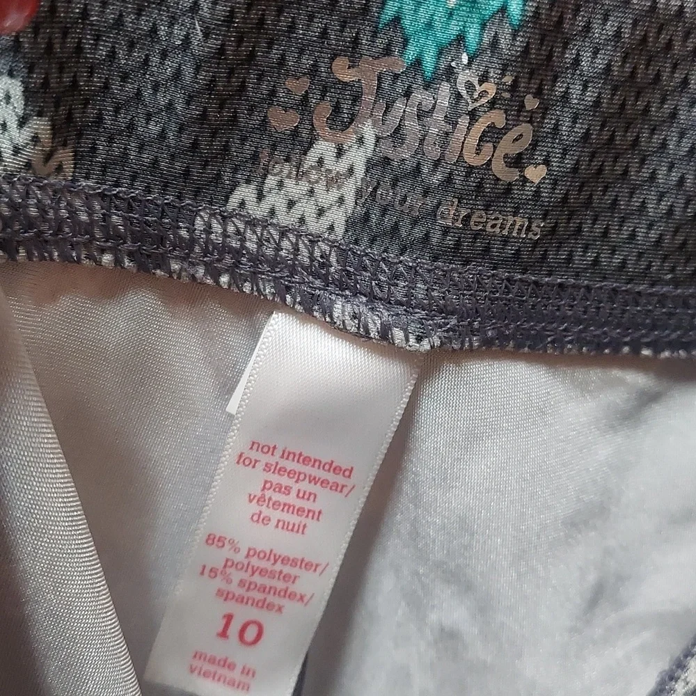 Justice leggings girls size