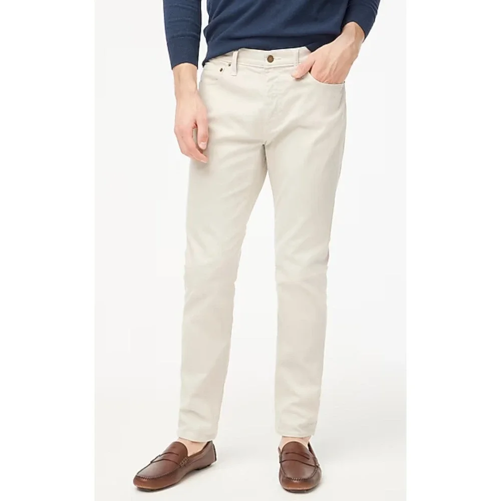 J Crew Stone Slim-fit garment-dyed five-pocket pant Mens 34 x 34‎ NWT