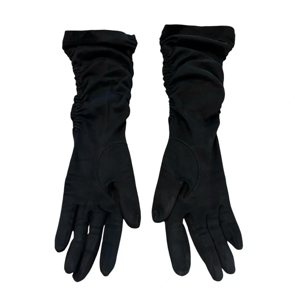 Elvette Royal black gathered