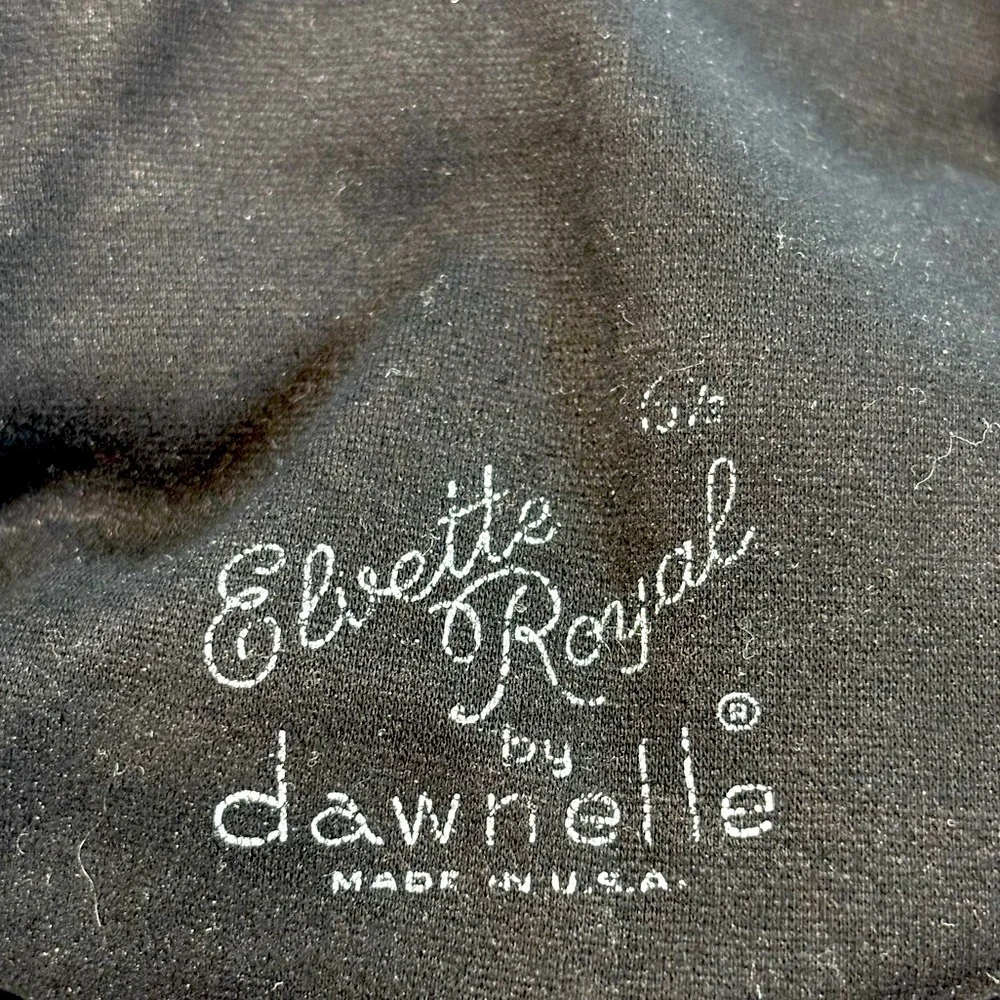 Elvette Royal black gathered