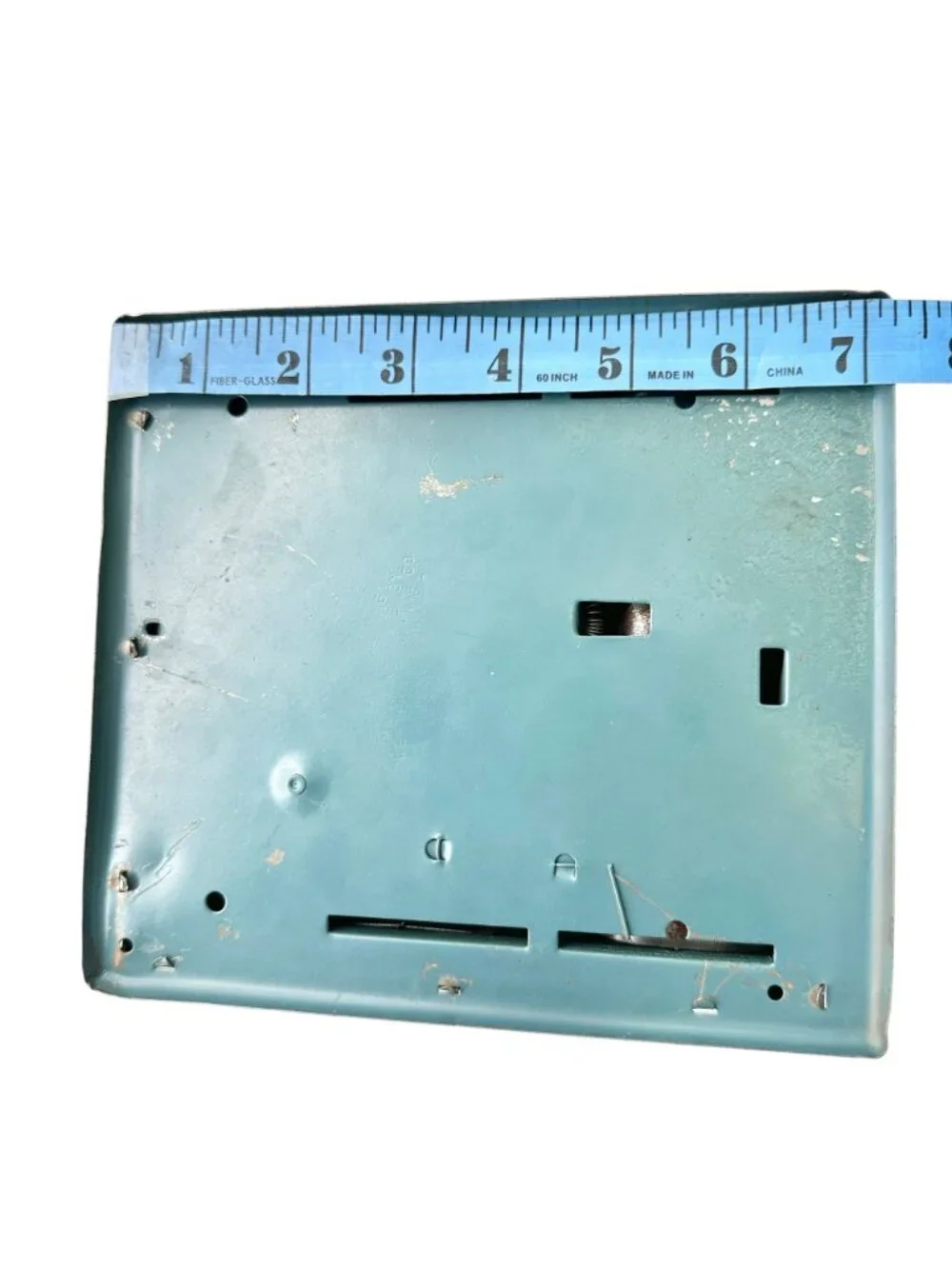 Vintage Metal Toy Ca$h Register With Functional Buttons and Drawer Blue 7
